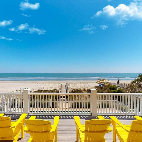 Isle of Palms oceanfront vacation rentals view of ocean